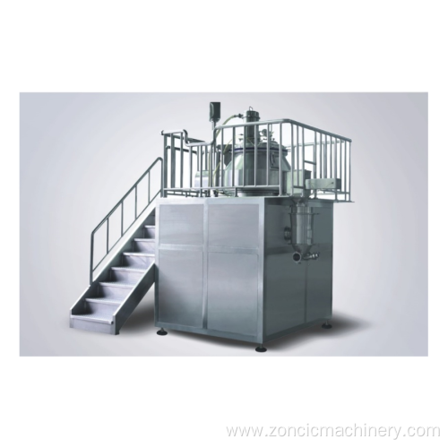 high-position wet mixing granulator pot granulating machine